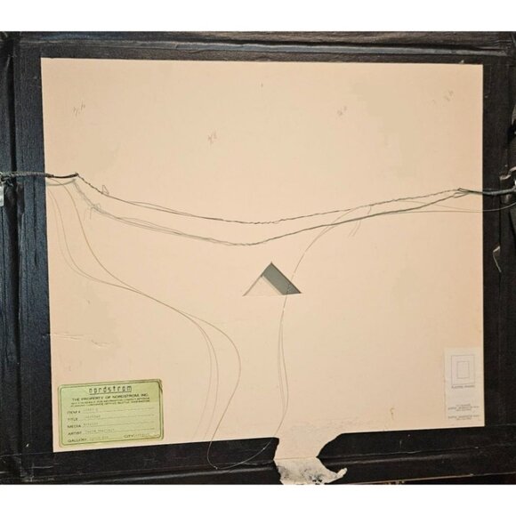 David Harrison Acrylic Floral Painting In Ornate Frame From Nordstrom Collection - Picture 6 of 13